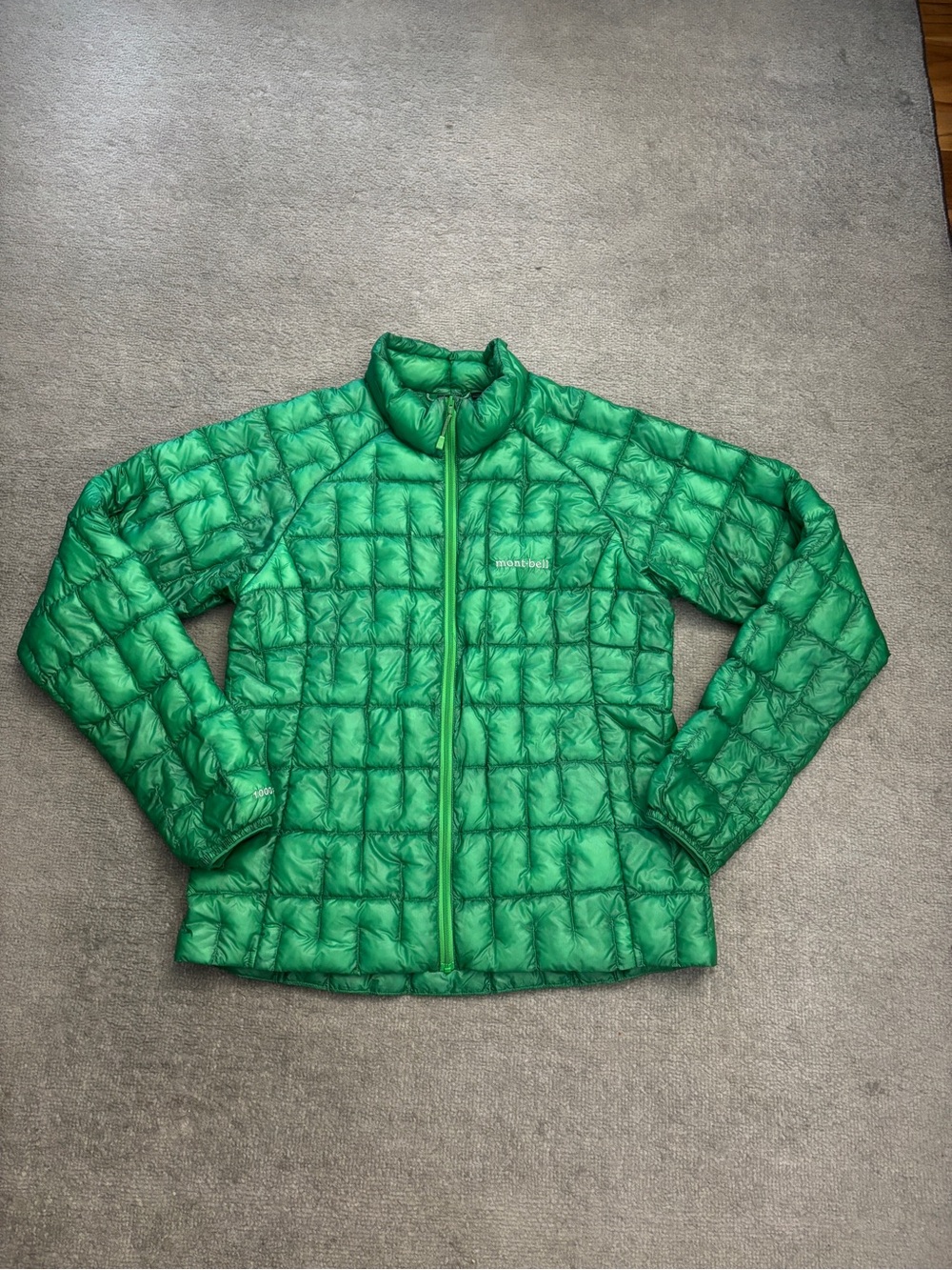 Mont-Bell Plasma 1000 Down Jacket Bright Green Women’s